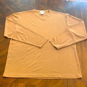 Alfani Vtg long sleeve pullover sweater tan men’s size large